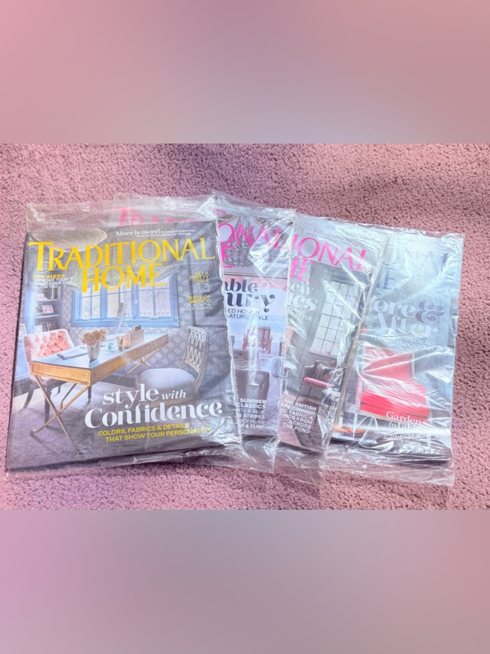 NEW Traditional Home Magazine Bundle 2018-2019 4 Issues Sealed